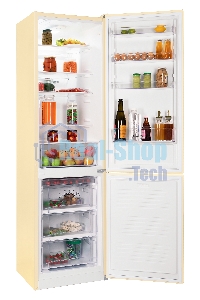 Холодильник Nordfrost NRB 164NF E бежевый двухкамерный 238/105 л морозилка снизу, капельная система