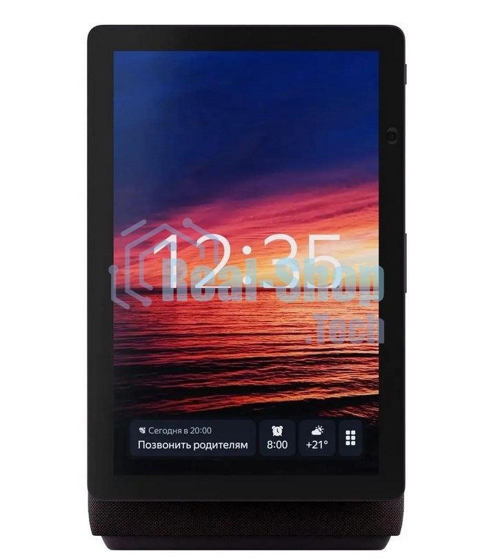 Умная колонка Яндекс Станция Дуо Макс, Zigbee, с дисплеем, 60Вт, с голосовым ассистентом Алиса на YaGPT, красный (YNDX-00055RED)