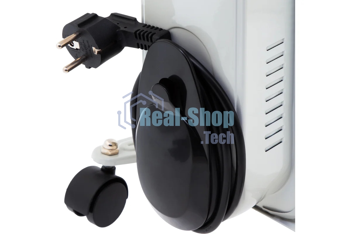 Обогреватель масляный MTX OCH-1000, белый, 1000 Вт, 15 м2, термостат