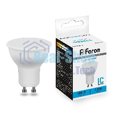 Лампа светодиодная Feron LB-960 LED 13вт 230в GU10 дневной Лампа светодиодная Feron LB-960 LED 13вт 230в GU10 дневной