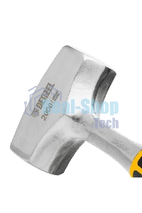 Кувалда Denzel 2 кг, цельнометаллическая, двухкомпонентная рукоятка