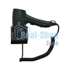 Фен для волос настенный Puff 1205Bl, черный, 1,2 кВт