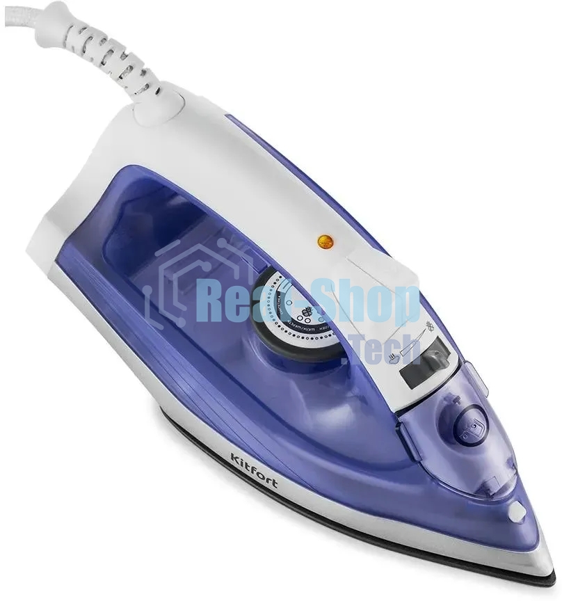 Утюг Kitfort KT-2603 1300 Вт белый/фиолетовый