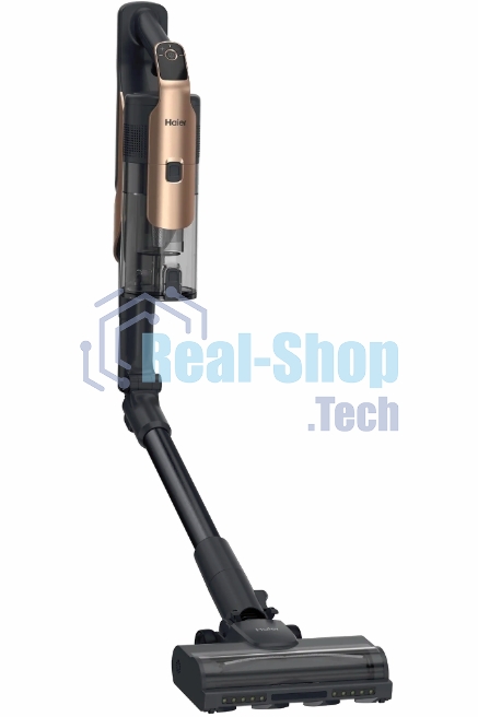 Пылесос вертикальный Haier C6 Flexi антрацит/золотистый, питание от аккумулятора, 250 Вт, уборка сухая, пылесборник 0.7 л