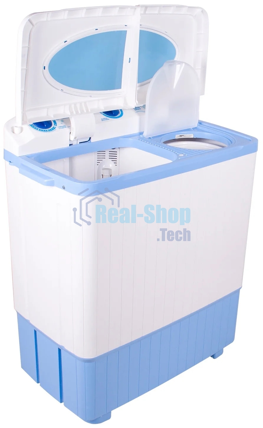 Стиральная машина Renova WS-60PT/РЕТ белый/голубой, загрузка вертикальная 4.5 кг, 1350 об/мин, класс: А+