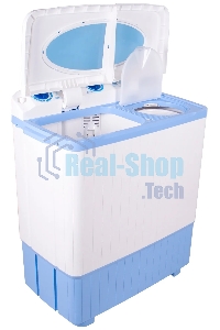 Стиральная машина Renova WS-60PT/РЕТ белый/голубой, загрузка вертикальная 4.5 кг, 1350 об/мин, класс: А+