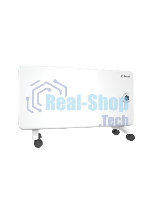 Конвектор электрический Thermex Frame 1500E белый, 1500 Вт, 20 м2, термостат, дисплей