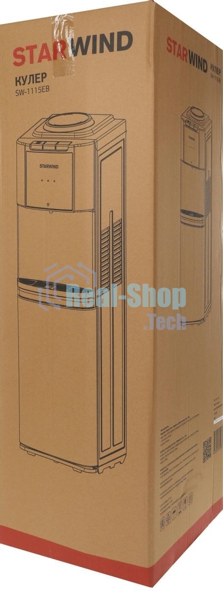 Кулер Starwind SW-1115EB напольный электронный черный