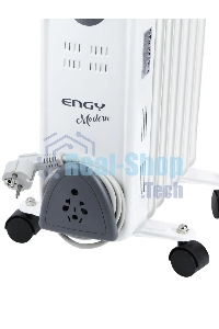 Обогреватель масляный Engy EN-2207 Modern (7 секций) белый, 1500 Вт, 15 м2, термостат