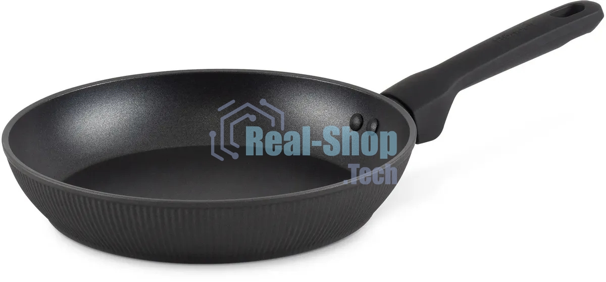 Сковорода Rondell Shell RDA-1928 круглая 24 см, покрытие: Xylan Plus ручка несъемная (без крышки) серый