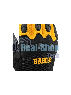 Перчатки универсальные Denzel 68003 усиленные, с защитными накладками, размер 10