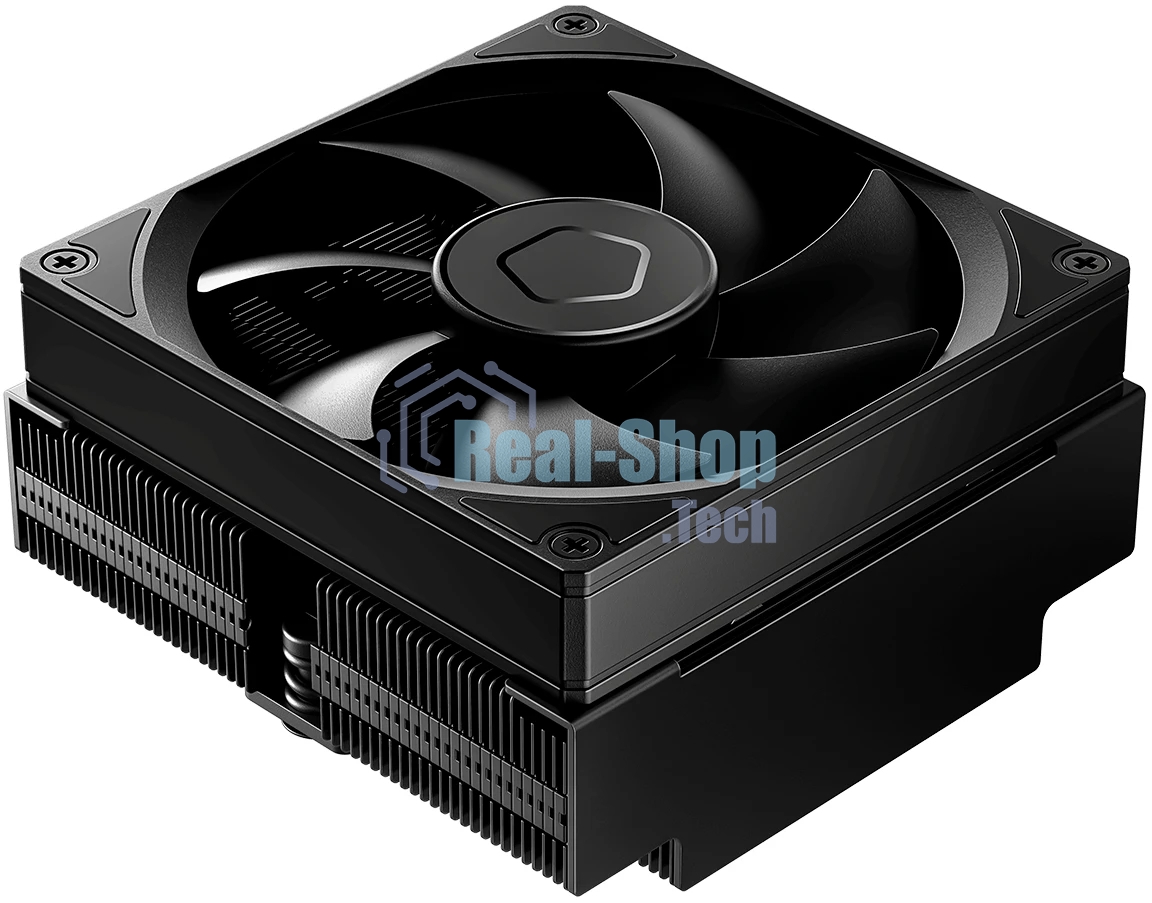 Кулер для процессора ID-COOLING IS-53-XT BLACK LGA1851/1700/1200/115X/AM5/AM4 низкопрофильный высота 53мм (24шт/кор, TDP 120W, PWM, 4 тепл.трубок/медная база, FAN 92мм, черный) BOX