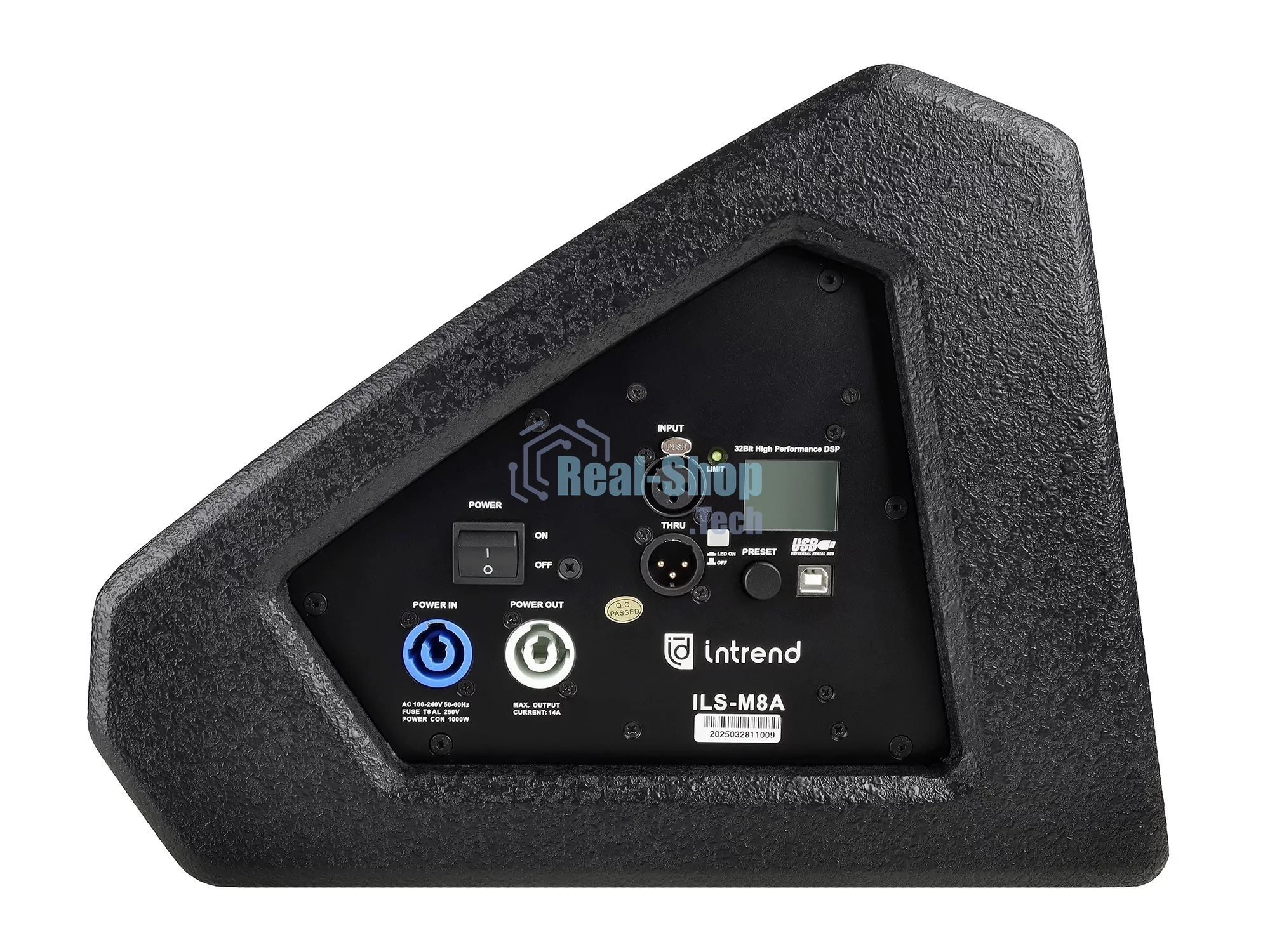 Акустическая система Intrend ILS-M8A, активный сценический монитор, двухполосный, коаксиальный, 8