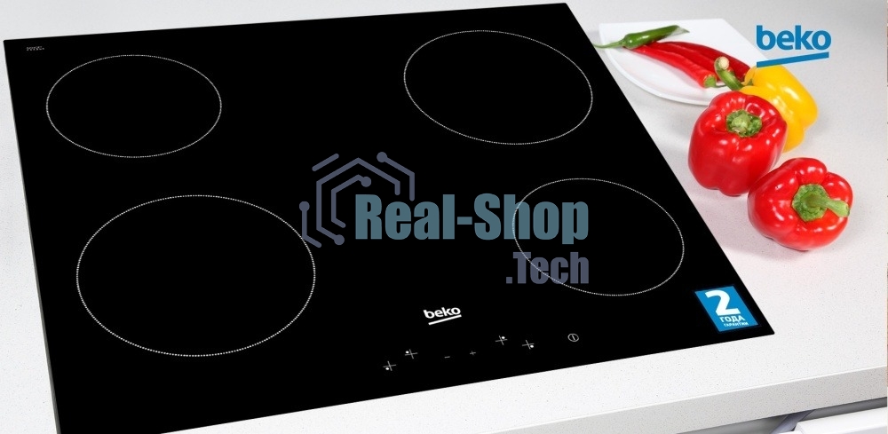 Встраиваемая электрическая варочная панель Beko HIC 64400 E, черный