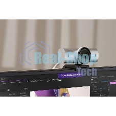Веб-камера Logitech MX Brio 705 3840x2160, 30 кадр/с, USB Type-C, микрофон (2 шт, шумоподавление), автофокус, HDR, крепление на мониторе, графитовый