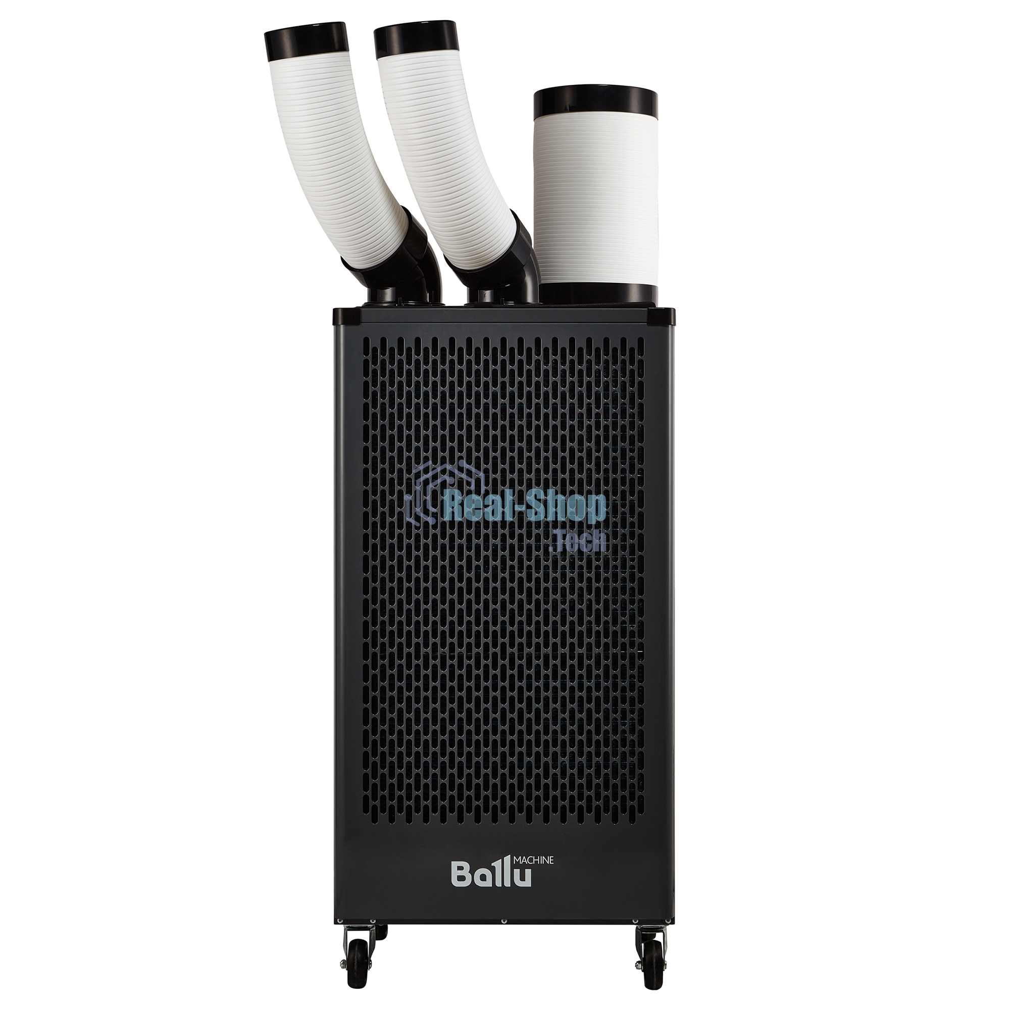 Кондиционер мобильный промышленный Ballu BGK5 с комплектом воздухоотводов 15000 BTU, 50 м², 50 дБ, охлаждение, черный