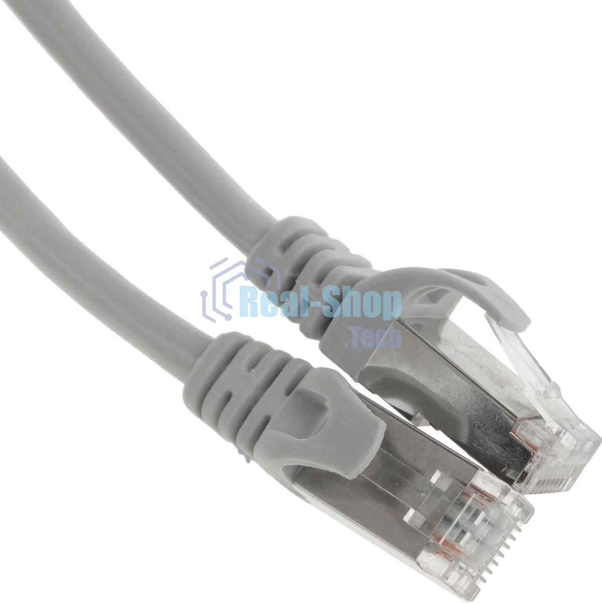 Патч-корд Premier PP6-2M 10000Gbит/с FTP 4 пары cat.6 CCA molded 2м серый RJ-45 (m)-RJ-45 (m)