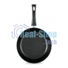 Сковорода НМП 9124 круглая/ручка несъемная (без крышки) черный