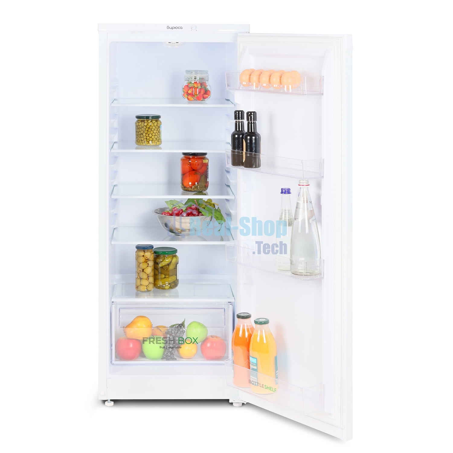 Холодильник Бирюса 411 белый однокамерный 180л