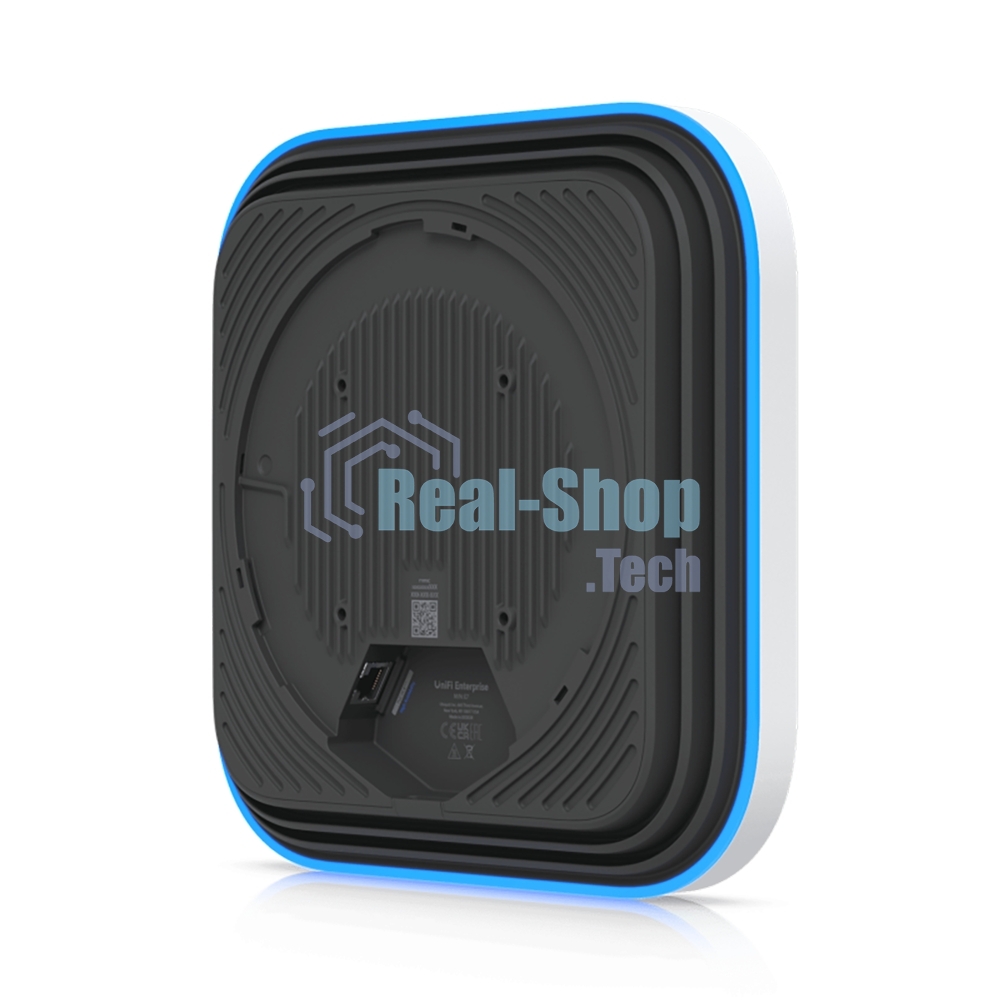 Точка доступа Wi-Fi Ubiquiti UniFi E7 AP 2,4+5+6 ГГц, Wi-Fi 7, 4х4 MU-MIMO, 802.3bt, 1х 10G RJ45, 1х 1G RJ45