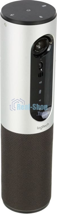 Веб-камера Logitech ConferenceCam Connect 1920x1080, 30 кадр/с, USB, микрофон (2 шт, шумоподавление), автофокус, автоосвещение, серебристый