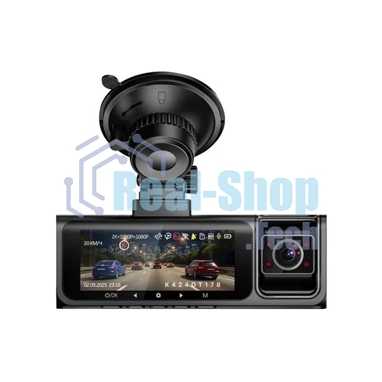 Видеорегистратор TrendVision Phantom 3CH GPS, 3840x2160, 2