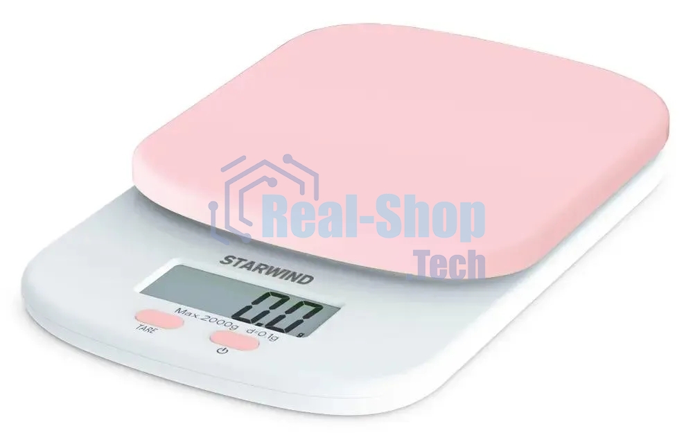 Весы кухонные Starwind SSK2157 макс.вес:2кг розовый