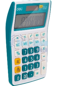 Калькулятор настольный Deli E1238/BLUE синий 12-разр.