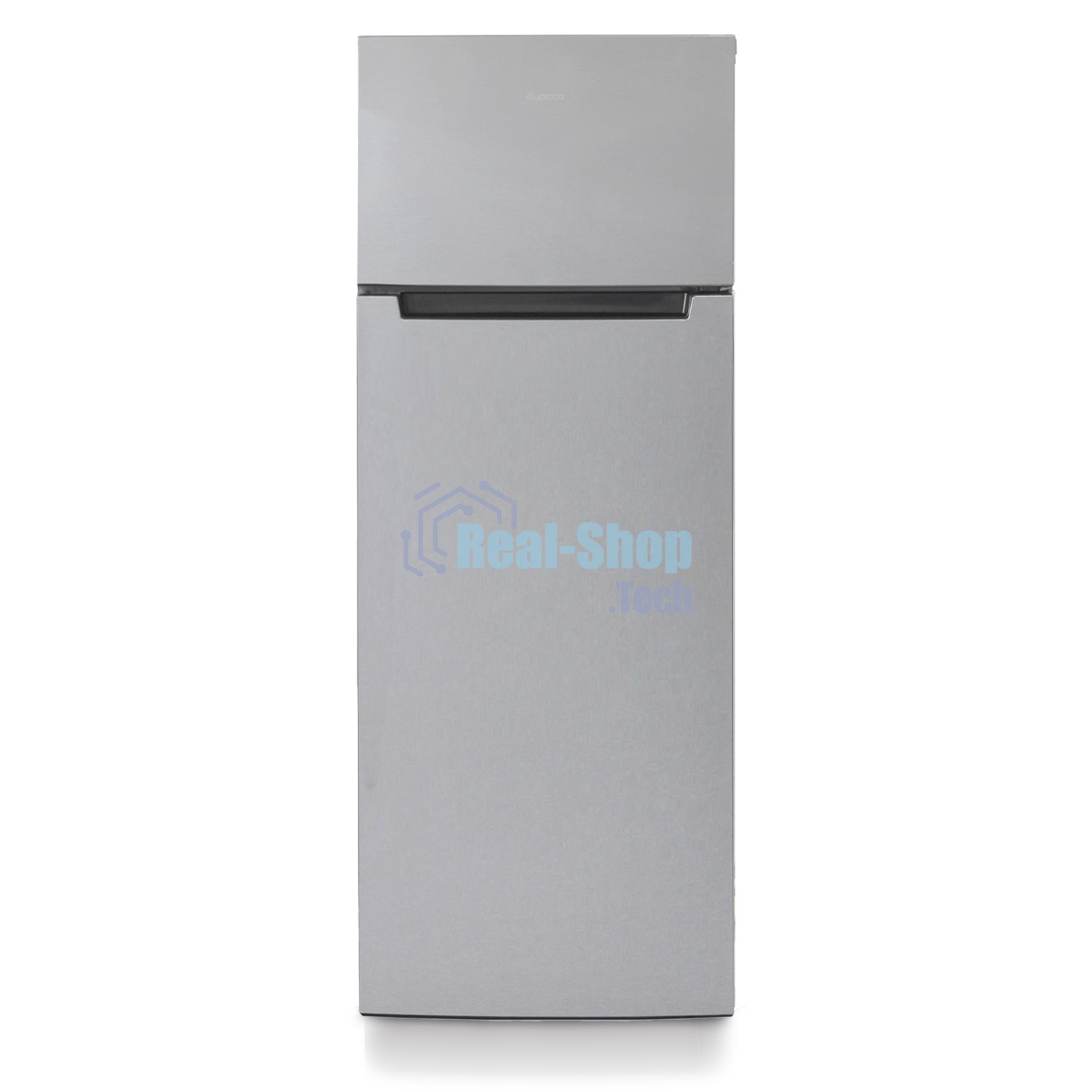 Холодильник Бирюса C6135 серебристый металлопласт двухкамерный 240/60л морозилка сверху, автоматическое оттаивание