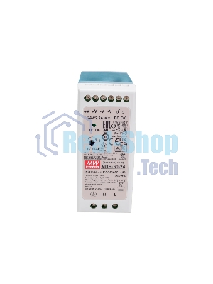 Блок питания AC-DC, 60Вт, вход 85-264V AC, 47-63Гц,120-370В DC, выход 24В,0-2,5A, рег. вых=0-+20%Uном, в кожухе на DIN-рейку