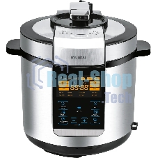 Мультиварка-скороварка Hyundai HYMC-2406 6л 1000Вт серебристый/черный