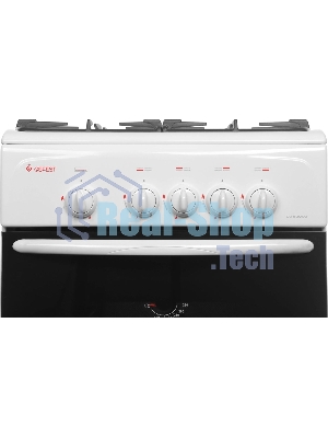 Плита газовая Gefest CG 50М02 К73 белый, конфорок 4 шт, духовка 42 л, 50 см x 85 см x 53 см