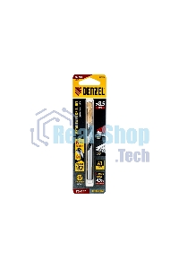 Сверло спиральное по металлу Denzel 8,5 x 117мм, Р6М5, Golden Tip, многогранная заточка