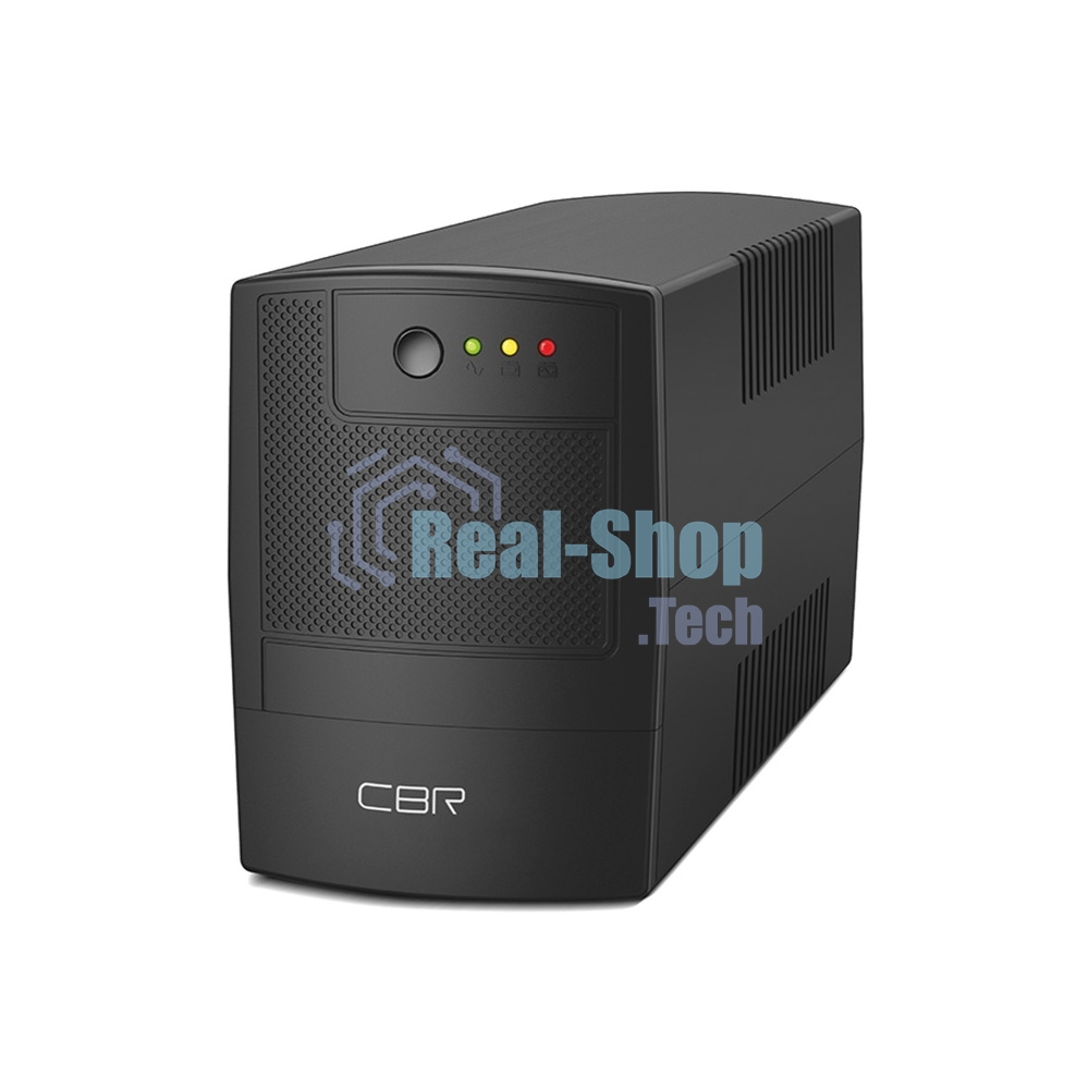 Источник бесперебойного питания CBR UPS-TWP-101EJ-650 / 650ВА / 390Вт, Schuko CEE 7 x2 outlets, USB Type-B, RJ11/45
