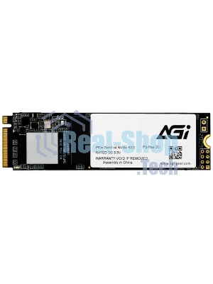 Накопитель SSD AGI AI298, 2Tb, M.2 2280, PCIe 3.0 x4, NVMe, R/W 2400/1800