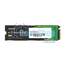 Накопитель SSD Apacer AS2280Q4X, 512Gb, M.2 2280, PCIe 4.0 x4, NVMe, R/W 4500/2500, с радиатором