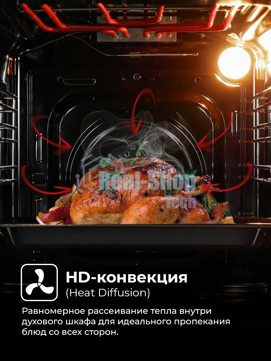 Духовой шкаф электрический Lex EDM 4570 BBL черный