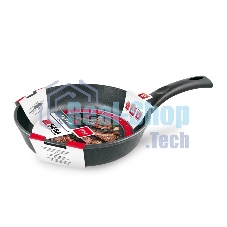 Сковорода НМП 9124 круглая/ручка несъемная (без крышки) черный