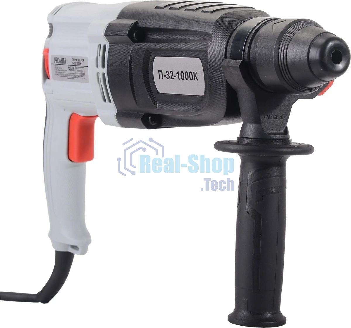 Перфоратор Ресанта П-32-1000К патрон:SDS-plus уд.:5.2Дж 1000Вт (кейс в комплекте)