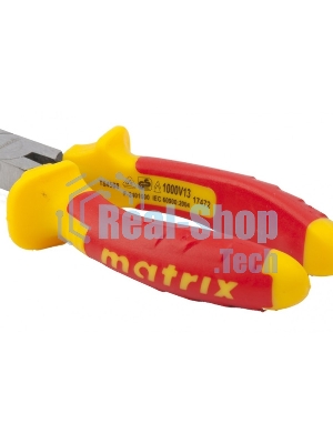 Длинногубцы Matrix изогнутые insulated 160 мм, двухкомпонентные рукоятки