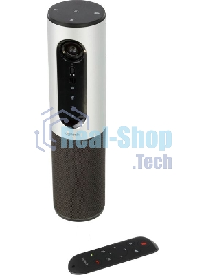 Веб-камера Logitech ConferenceCam Connect 1920x1080, 30 кадр/с, USB, микрофон (2 шт, шумоподавление), автофокус, автоосвещение, серебристый