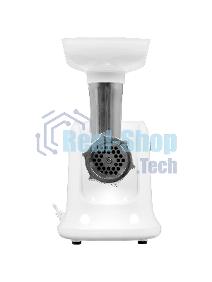 Мясорубка электрическая OLTO HM-080 белый, 1800 Вт, 1.5 кг/мин, реверс, защита от перегрузки, насадки - 4