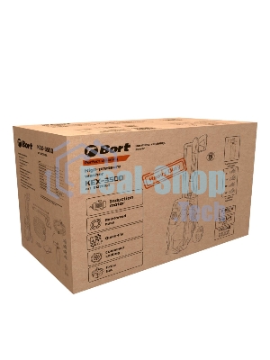 Мойка высокого давления Bort KEX-3500 91278166 3500 Вт, максимальное давление 160 бар, рабочее давление 130 бар, 7,5 л/мин, 7.3 кг, набор аксессуаров 3 шт