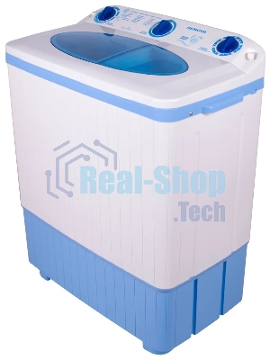 Стиральная машина Renova WS-60PT/РЕТ белый/голубой, загрузка вертикальная 4.5 кг, 1350 об/мин, класс: А+