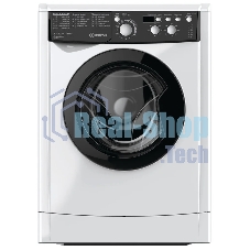 Стиральная машина Indesit EWSD 51031 BK CIS белая, загрузка фронтальная 5 кг, 1000 об/мин, класс A