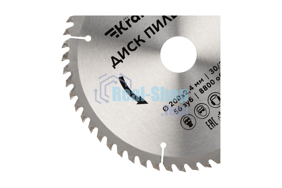 Диск пильный Kranz 200 мм х 56 зуб х 30/20 мм