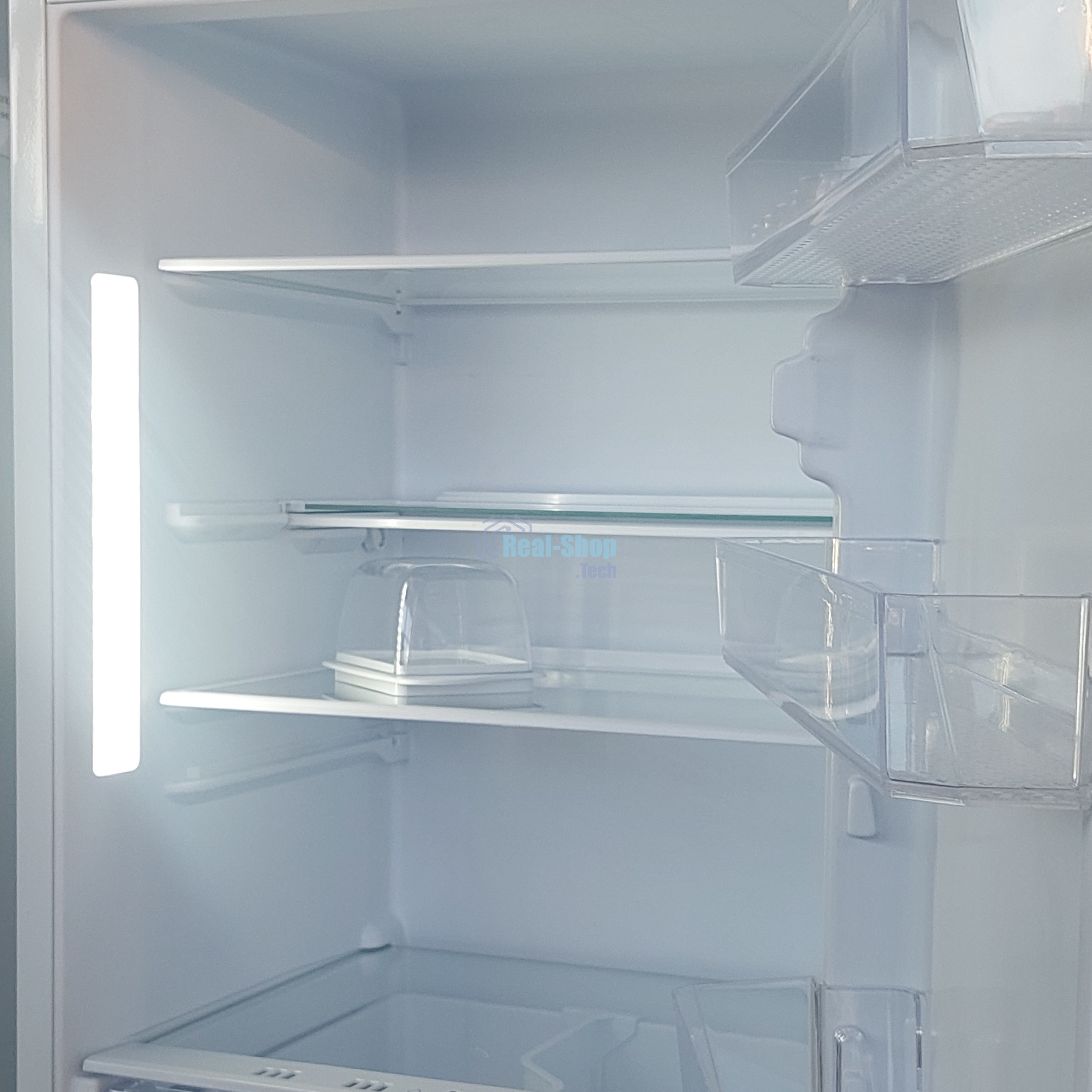 Холодильник Бирюса C6135 серебристый металлопласт двухкамерный 240/60л морозилка сверху, автоматическое оттаивание