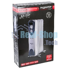 Обогреватель масляный Engy EN-2207 Modern (7 секций) белый, 1500 Вт, 15 м2, термостат