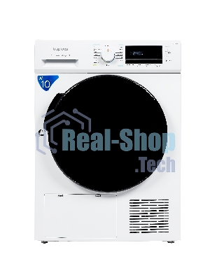 Сушильная машина Бирюса DM-MK10/03 белый, 10 кг, сушка - конденсационная, программ - 16, 59.5 x 84.5 x 67.5 см