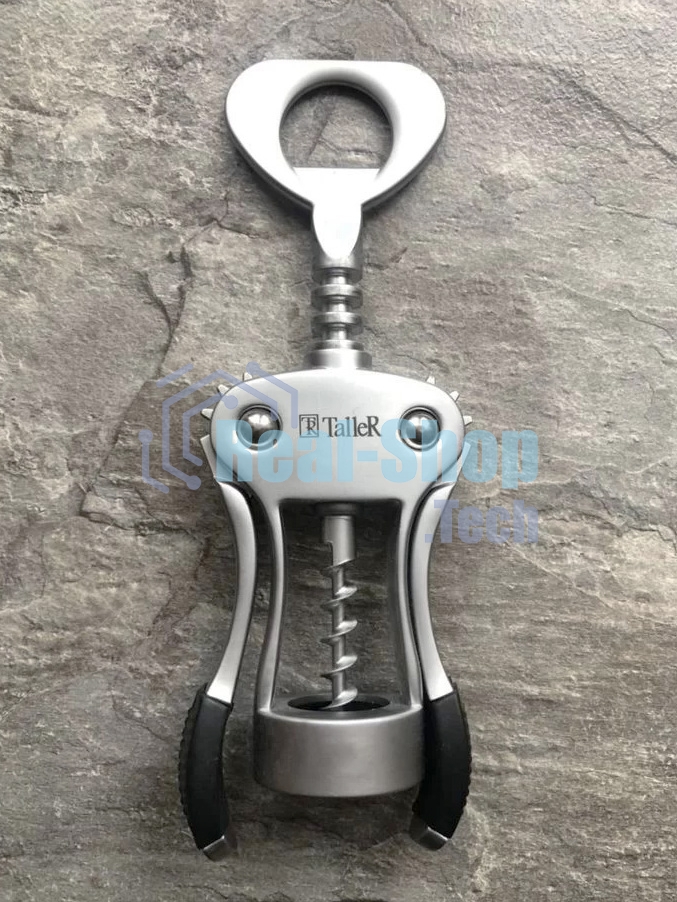 Штопор TalleR TR-65119 цинковый сплав, сталь, полимерный материал